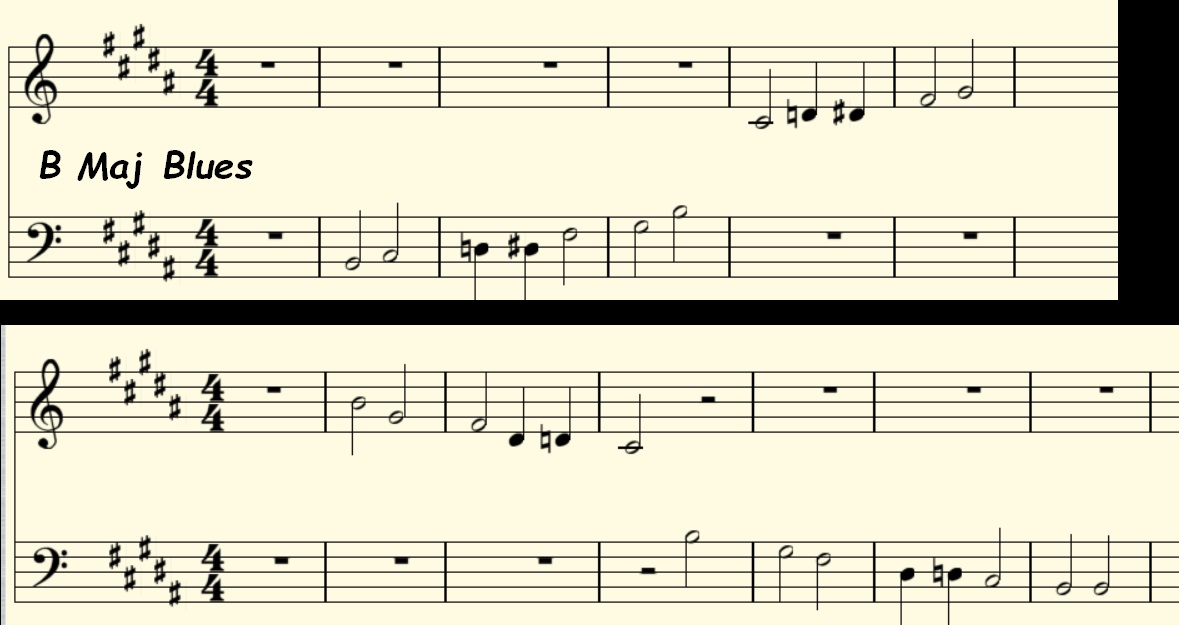 B Major Blues